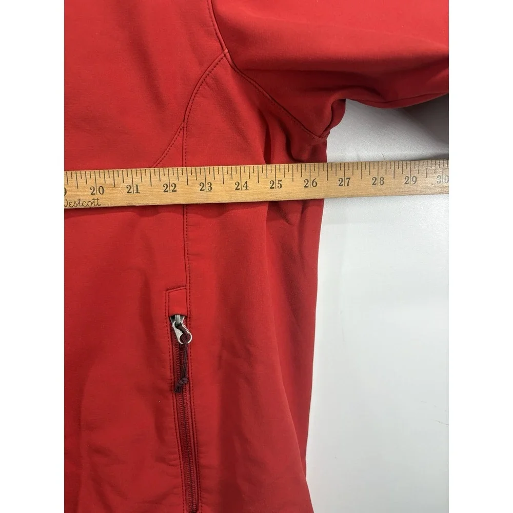 The North Face Apex Softshell Red Mens XXL Windproof Full‎ Zip Hiking Jacket